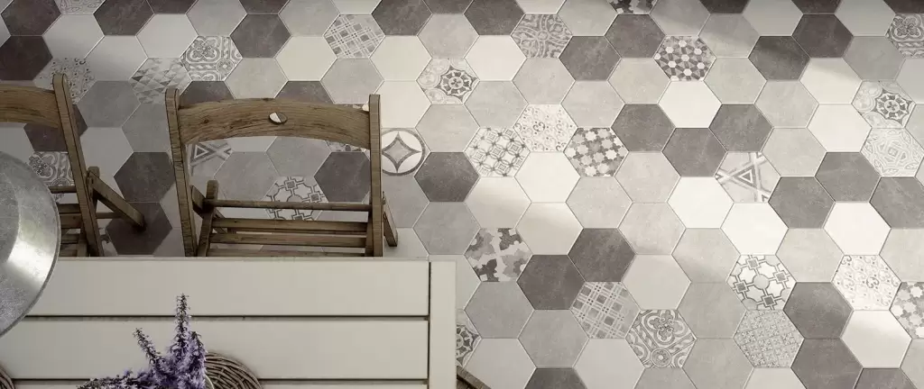 Интерьер Equipe Hexatile