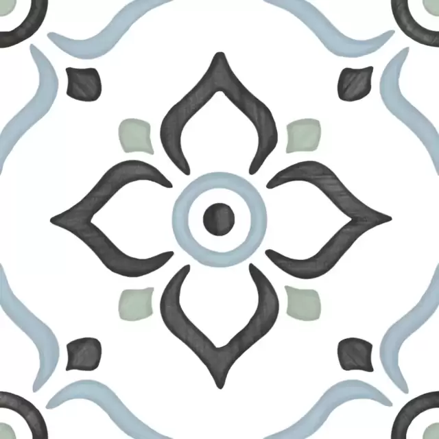 HARMONY TANGER BLUE GARDEN 12.3х12.3 Q-39