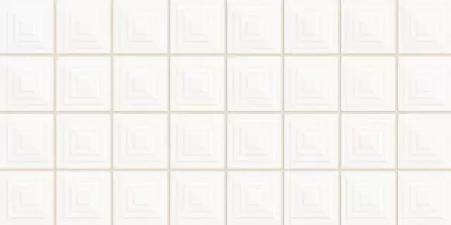 HARMONY PIQUE MOSAIC WHITE 20х40 Q-41