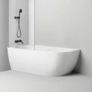 Salini Sofia Corner Left Ванна угловая 170х85х59см., Sx, с дон кл "Up&Down", сифон, слив-пер, материал: S-Stone, цвет: белый матовый