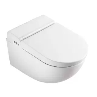 Catalano Cataclean Унитаз подвесной 59х38см., с крышкой-биде, покрытие Cataglaze+, цвет: белый