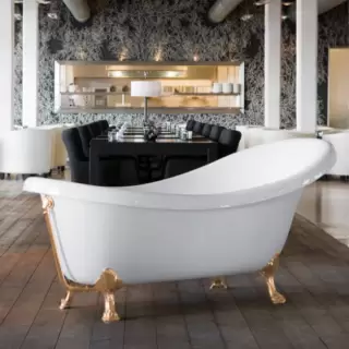 Knief Victorian Ванна отдельностоящая 174.5х83хh81/65см с 4-мя латунными ножками "лапа льва"