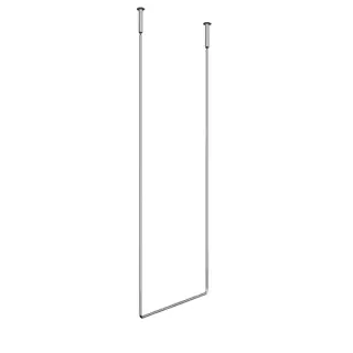 Gessi Goccia Полотенцедержатель потолочный - 60хh160см., цвет: Brushed chrome