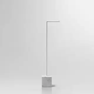 Antonio Lupi Bivio Держатель туалетной бумаги, напольный, база из мрамора Carrara satinato, цвет: Bianco opaco