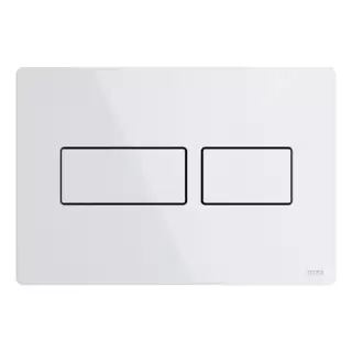 TECEsolid Панель смыва с двойной системой смыва для унитаза, цвет: белый глянцевый