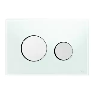 TECEloop Панель смыва, цвет: стекло зеленое/хром глянцевый