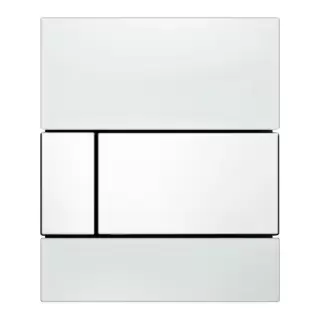 TECE TECEsquare Urinal Панель смыва для писсуара, стекло белое, цвет: белый