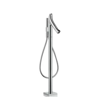 Axor Starck Organic, Термостатический смеситель напольный для ванны, внешняя часть, цвет: хром