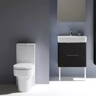 Laufen VAL Унитаз моноблок 37.5x16x39.5см, выпуск универсальный, безободковый, цвет: белый