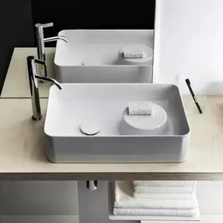 Laufen VAL Раковина-чаша 55х36х12.5 см, без отв., цвет: белый