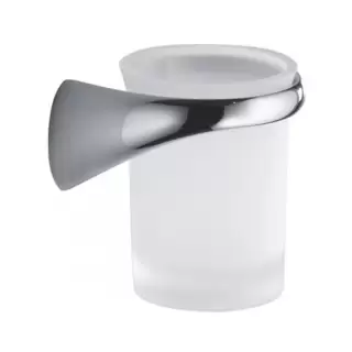 Colombo Link Стакан подвесной, DX, цвет: хром/матовое стекло