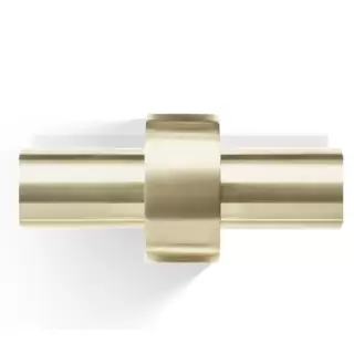 Decor Walther Century HAK2 Крючок подвесной, двойной, цвет: золото матовое