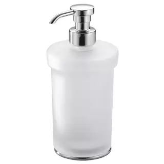 Colombo Link Дозатор для жидкого мыла, цвет: хром/матовое стекло