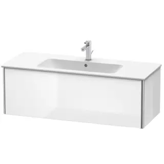 Duravit XSquare Тумба подвесная, 121х47.8х40см, с раковиной, с 1 выдв ящик, цвет: белый глянц