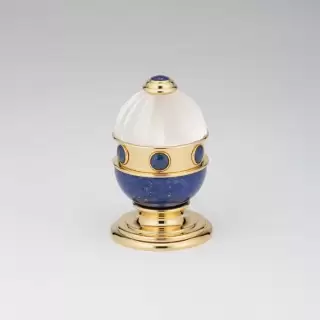 THG Cheverny Lapis Lazuli Вентиль смесителя для раковины, вставки лазурит, цвет: полированное золото