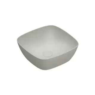 Catalano Alvea Раковина 40x40см накладная, без отв., цвет: Cemento Satinato
