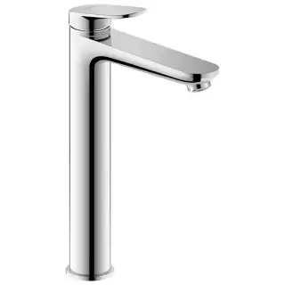 Duravit Wave Смеситель для раковины, высокий, 1 отв., без донного клапана, цвет: хром