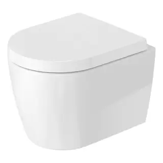 Duravit ME by Starck Унитаз подвесной укороченный Rimless 37х48см., вкл. крепление Durafix, 4,5л., 37х48см., белый