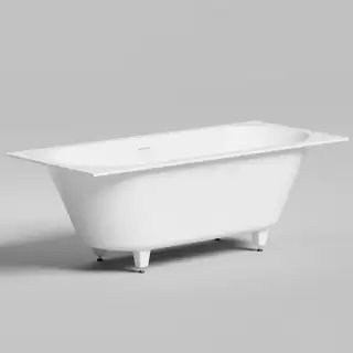 Salini Ornella KIT Встраиваемая ванна 170х75х60см., прямоугольная, материал: S-Sense, цвет: белый глянцевый