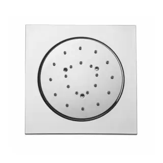 Bossini Cubic Reg Форсунка для душа 10х10см., настенная, поворотная, цвет: хром
