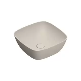 Catalano Alvea Раковина 40x40см накладная, без отв., цвет: Sabbia Satinato