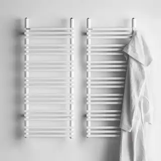 Antrax Rabbit E H20 Полотенцесушитель электрический 43.5Lх105,2H см с термостатом, цвет: белый матовый