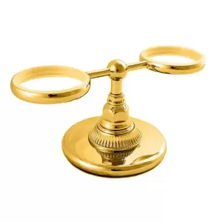 Nicolazzi Impero Держатель для стакана и мыльницы, настольный, цвет: золото (без керамики)
