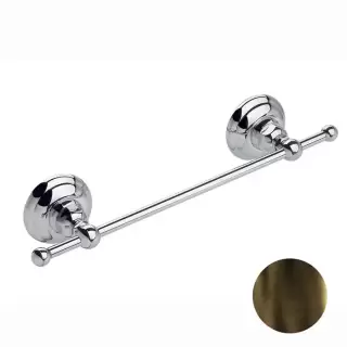 Nicolazzi Accessori Полотенцедержатель 30 см, подвесной, цвет: тёмная бронза