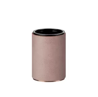 ADJ Стакан для зубных щеток, D7xH10 см., цвет:copper/пепельная роза