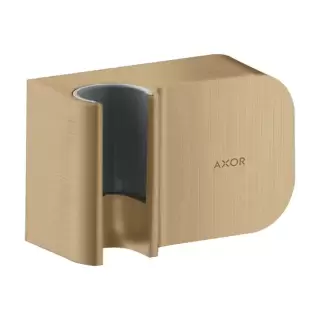 Axor One Шланговое подсоединение, с держателем ручного душа, цвет: шлифованная бронза