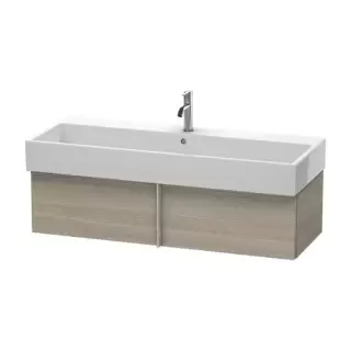 Duravit VA Тумба подвесная, 118.4x43.1х29.8см., с раковиной и 1 выдв. ящиком, цвет: сосна серебристая