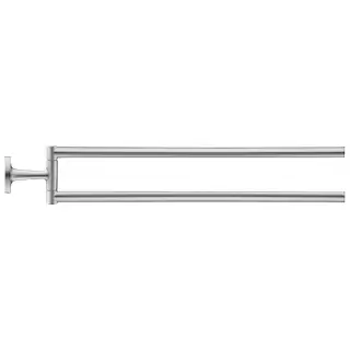 Duravit Starck T Полотенцедержатель двойной, 46.5см, подвесной, цвет: Stainless steel Brushed