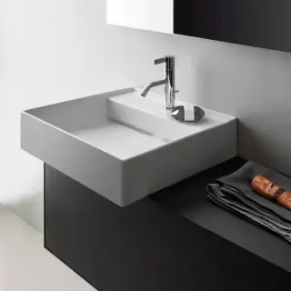 Laufen Kartell Раковина 46х46х12 см, 1 отв., без перелива, цвет: белый
