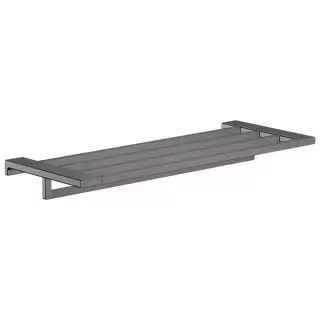 Hansgrohe AddStoris Полка для полотенец 44.5см., цвет: шлифованный черный хром