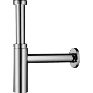 Hansgrohe Flowstar S Сифон для раковины под донный клапан, 1/4&rsquo; трубка 140 мм, цвет: хром