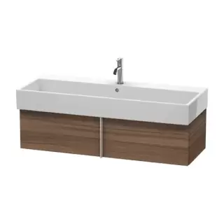 Duravit VA Тумба подвесная, 118.4x43.1х29.8см., с раковиной и 1 выдв. ящиком, цвет: орех натуральный