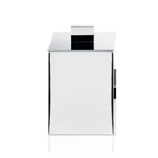 Decor Walther DW 3650 Бокс универсальный 8.5x8.5x11см, с крышкой, настольный, цвет: хром
