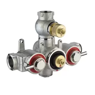 Nicolazzi Termostatico Термостат 3/4&rdquo; с запорным вентилем, цвет: хром