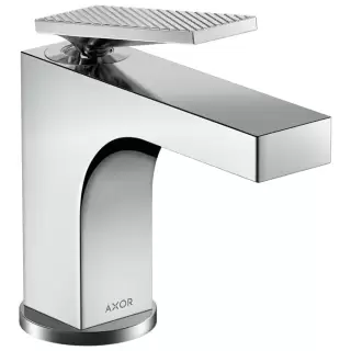 Axor Citterio Смеситель для раковины, 1 отв., излив h90мм, с текстурой, цвет: хром