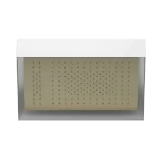 Fantini Acquafit Верхний душ 35х35см., потолочный, 2 потока, цвет: Matt British Gold PVD