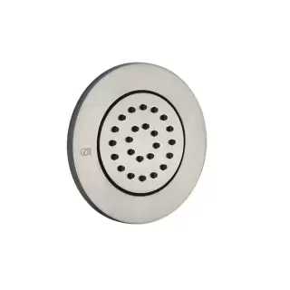 Gessi Body Jets Встраиваемая поворотная боковая форсунка (внешняя часть), цвет: Finox Brushed Nickel