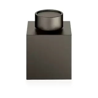 Decor Walther DW 3655 Бокс универсальный 8.5x8.5x12.5см, с крышкой, настольный, цвет: темная бронза