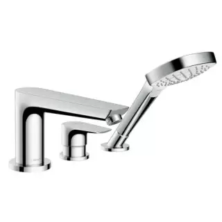 Hansgrohe Talis E, Смеситель на борт ванны, на 3 отверстия, Цвет: хром