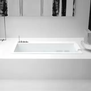 Antonio Lupi Biblio Ванна встраиваемая 170х80х53.5см, цвет: белый