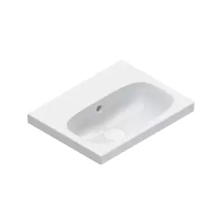 Catalano Alvea Раковина 45х35см., подвесная или на мебель, без отв., цвет: белый глянцевый.