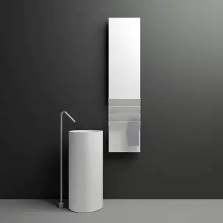 Antrax Flaps Полотенцесушитель электрический 35x171H см, 500ВТ, цвет: белый матовый