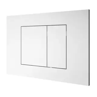 Almar Клавиша двойного смыва для бачков Geberit/TECE, цвет: белый матовый