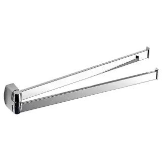Colombo Trenta Полотенцедержатель 35см, двойной, цвет: хром