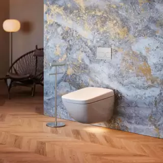 TOTO Neorest WX2 Комплект: Унитаз подвесной 66x45см, сиденье, инсталяция, клавиша смыва, Cefiontect, Rimless, цвет: белый