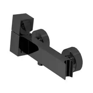 Bossini Cube Смеситель наружный для душа с выходом на 1/2&rdquo;, цвет: черный матовый